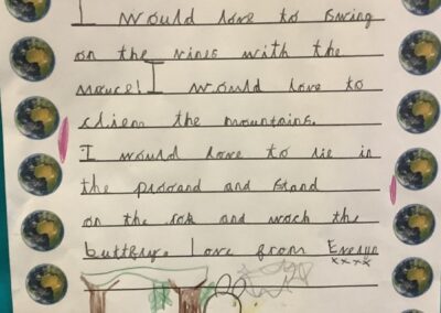 A Year 1 child's letter to the Earth